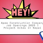 Apex Construction Company Job Openings 2025
