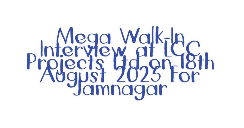 Mega Walk-In Interview